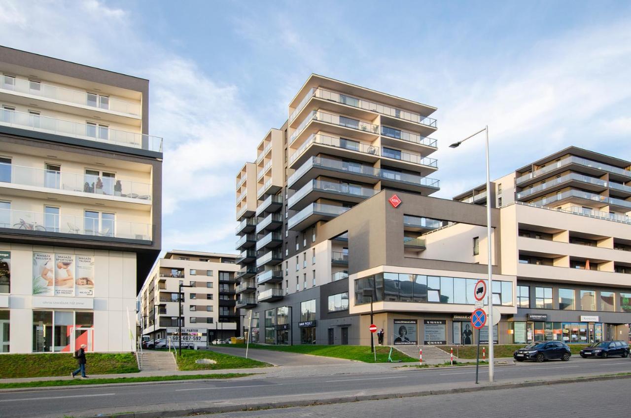 Sky Home- Blue Apartament -Manufaktura, Bezplatny Parking, Klima, Dostep Na Kod 우치 외부 사진